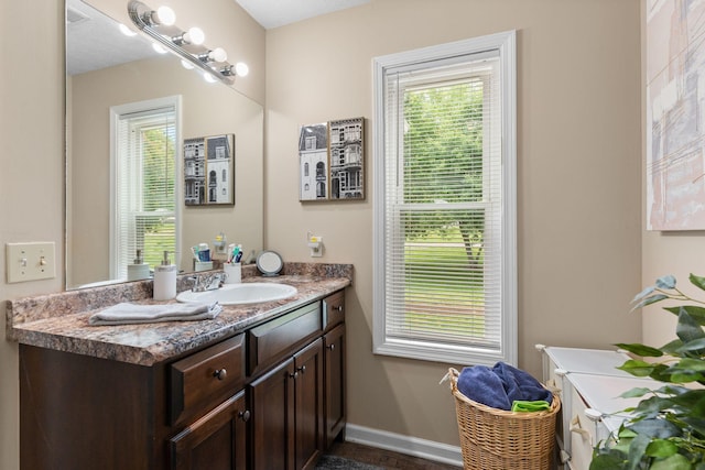 862 College St, Portland, TN 37148 - bathroom featuring vanity and baseboards