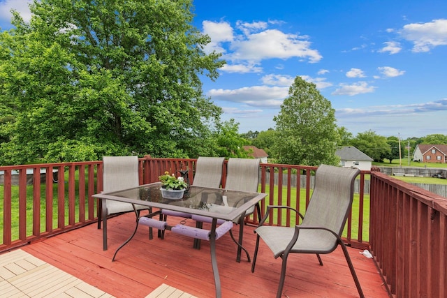 862 College St, Portland, TN 37148 - deck featuring outdoor dining space
