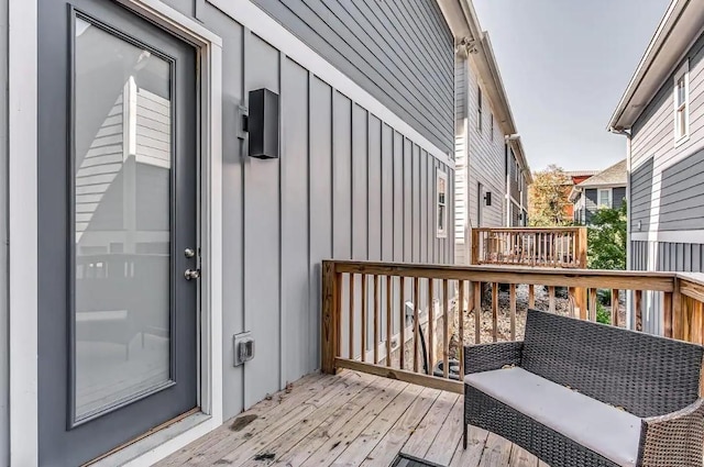 2120 Herman St Unit 9, Nashville, TN 37208 - wooden deck featuring an outdoor living space