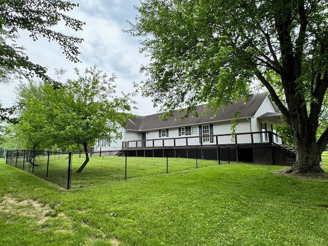 410 Sunset Ln, Monterey, TN 38574 - view of yard with a deck