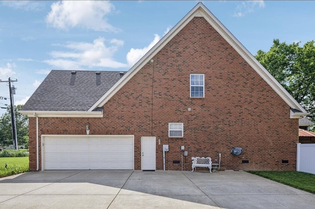 5122 Stonewood Dr, Smyrna, TN 37167 - view of property exterior with concrete driveway, brick siding, and a shingled roof