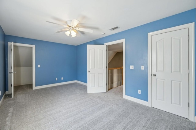 5122 Stonewood Dr, Smyrna, TN 37167 - unfurnished bedroom featuring carpet floors, baseboards, and a ceiling fan