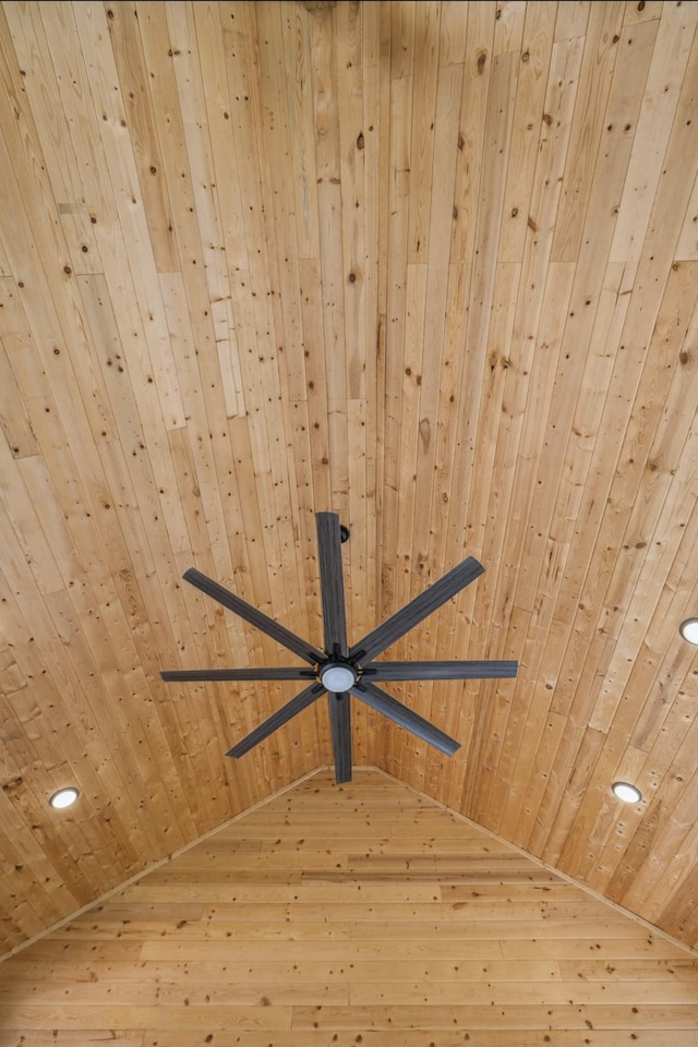 5122 Stonewood Dr, Smyrna, TN 37167 - detailed view of wooden ceiling, ceiling fan, and recessed lighting