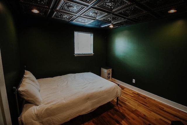 800 Riverside Dr, Columbia, TN 38401 - bedroom with an ornate ceiling, wood finished floors, baseboards, and recessed lighting