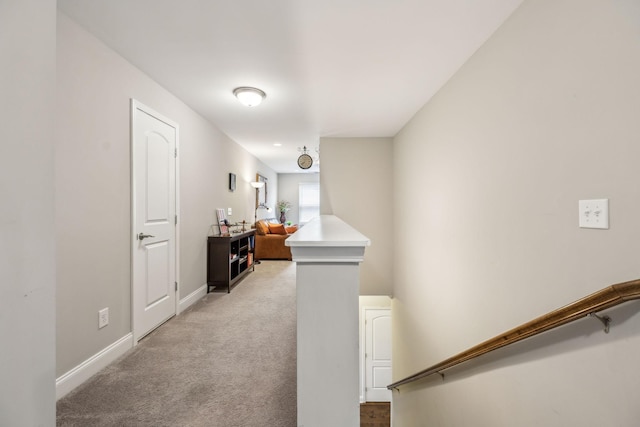1420 Whispering Oaks Dr, Lebanon, TN 37090 - corridor featuring light carpet and baseboards