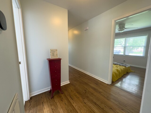4011 Sheddan Dr, Columbia, TN 38401 - corridor featuring wood finished floors and baseboards
