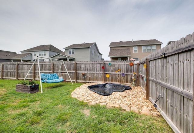 308 Whisper Wood Way, Lebanon, TN 37087 - view of yard featuring a fire pit and a residential view