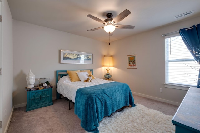 308 Whisper Wood Way, Lebanon, TN 37087 - carpeted bedroom with baseboards and ceiling fan
