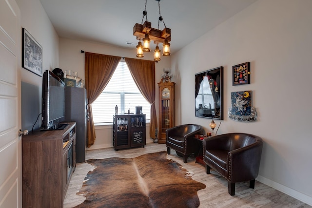 308 Whisper Wood Way, Lebanon, TN 37087 - living area with light wood-style floors and baseboards