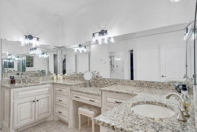 6948 Whispering Oaks Dr, Springfield, TN 37172 - full bath featuring crown molding and double vanity
