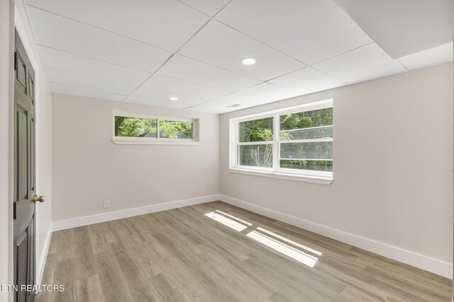 17 Westover Dr, Oak Ridge, TN 37830 - empty room featuring light wood-type flooring, baseboards, and recessed lighting
