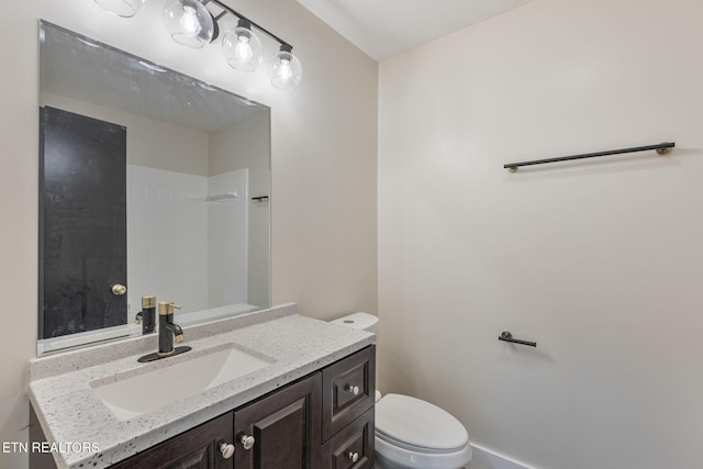 17 Westover Dr, Oak Ridge, TN 37830 - bathroom with toilet, vanity, and a shower