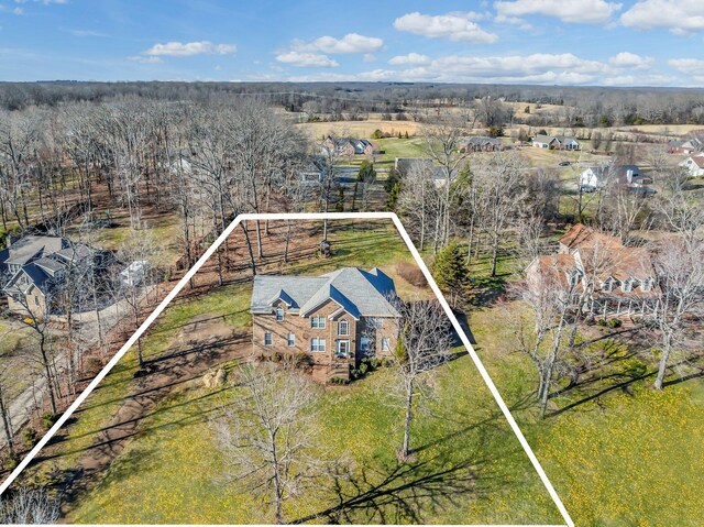 1034 Ridglea Dr, Burns, TN 37029 - view of subject property featuring property boundaries highlighted