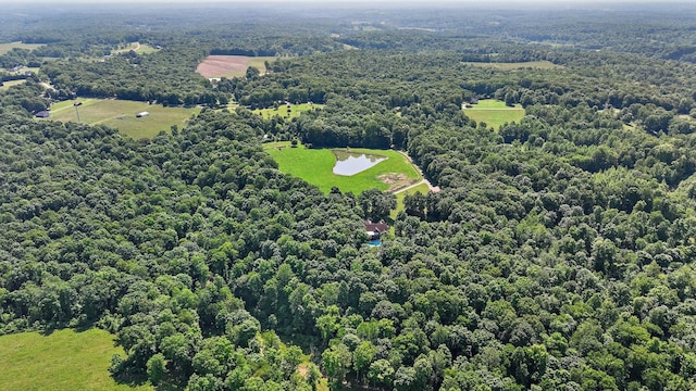 1313 Ridge Rd, Dickson, TN 37055 - aerial view of a forest and a large body of water