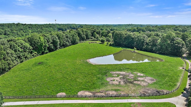 1313 Ridge Rd, Dickson, TN 37055 - aerial view of a nearby body of water and a forest