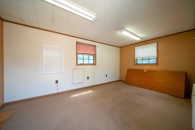 120 Donna Dr, Hendersonville, TN 37075 - spare room featuring crown molding, carpet floors, and baseboards