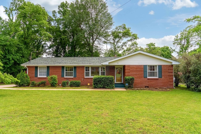 120 Donna Dr, Hendersonville, TN 37075 - ranch-style home with brick siding, crawl space, and a front yard