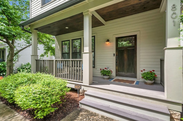 801 Lancaster Way, Nashville, TN 37212 - view of exterior entry featuring covered porch