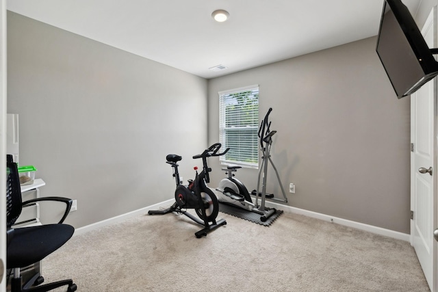 866 Long Leaf Rd, Lebanon, TN 37087 - exercise room with carpet floors and baseboards