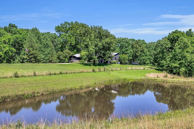 2993 Hobbitshire Dr, Centerville, TN 37033 - water view with a forest