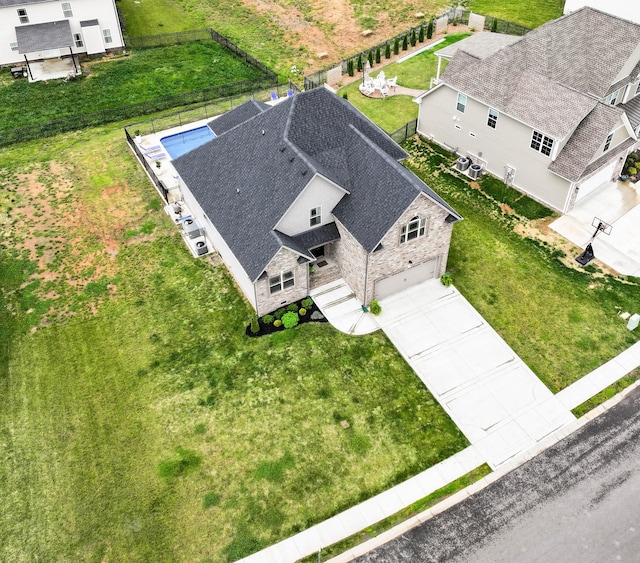 1103 Chagford Dr, Clarksville, TN 37043 - view from above of property