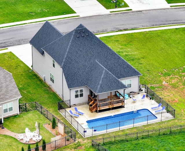 1103 Chagford Dr, Clarksville, TN 37043 - view of pool with a wooden deck