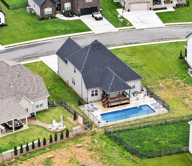 1103 Chagford Dr, Clarksville, TN 37043 - view of swimming pool featuring an outdoor hangout area and a fenced backyard