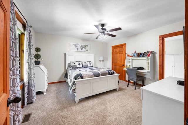 211 Hood St, Dover, TN 37058 - bedroom featuring light carpet and ceiling fan