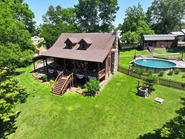 211 Hood St, Dover, TN 37058 - view from above of property