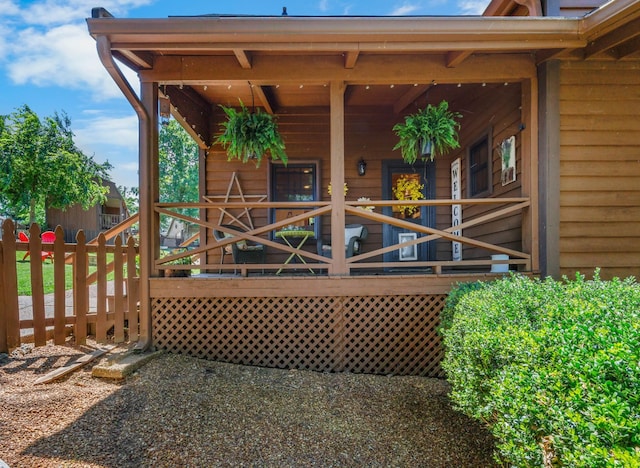 211 Hood St, Dover, TN 37058 - view of deck