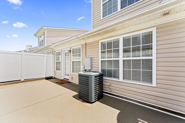 1036 Harold Lee Dr, Smyrna, TN 37167 - view of patio featuring central AC unit