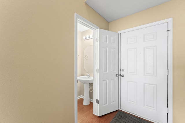 1036 Harold Lee Dr, Smyrna, TN 37167 - hallway featuring wood finished floors and baseboards