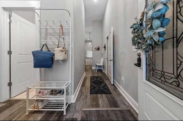 720 Jersey Dr, Clarksville, TN 37043 - entryway with wood finished floors and baseboards