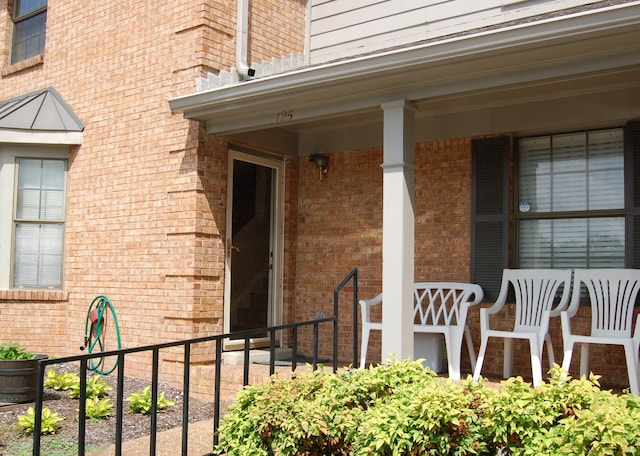 125 Ellington Pl, Madison, TN 37115 - entrance to property featuring brick siding and covered porch