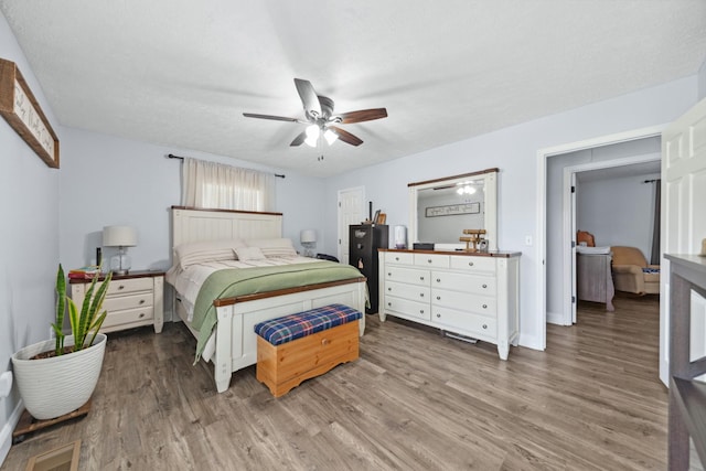 530 Maplewood Dr, Cornersville, TN 37047 - bedroom featuring wood finished floors and ceiling fan