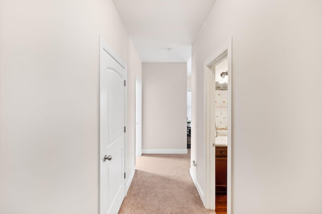 816 General Cabot Ct, Murfreesboro, TN 37129 - hall with light colored carpet and baseboards
