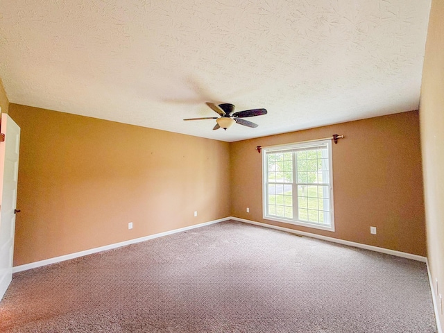 41 Haven Way, Westmoreland, TN 37186 - carpeted spare room featuring a textured ceiling, ceiling fan, and baseboards