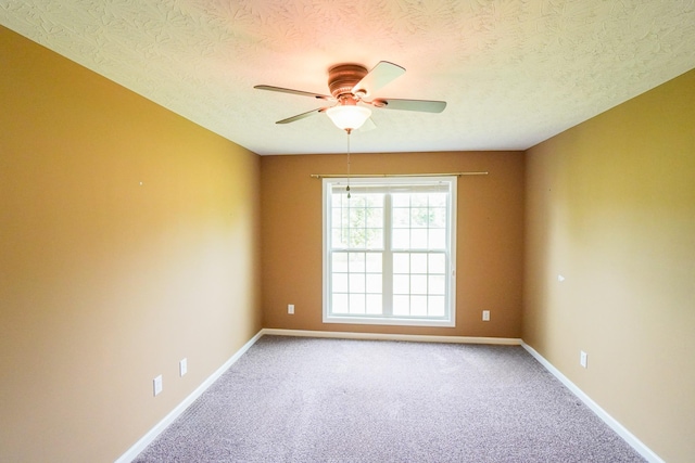41 Haven Way, Westmoreland, TN 37186 - carpeted empty room featuring a ceiling fan, a textured ceiling, and baseboards