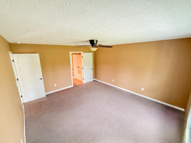 41 Haven Way, Westmoreland, TN 37186 - carpeted empty room with ceiling fan, a textured ceiling, and baseboards