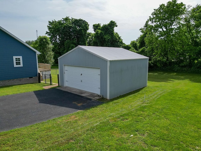 41 Haven Way, Westmoreland, TN 37186 - detached garage featuring view of scattered trees