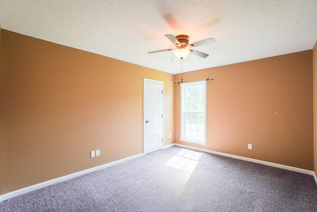 41 Haven Way, Westmoreland, TN 37186 - carpeted empty room with ceiling fan, baseboards, and a textured ceiling