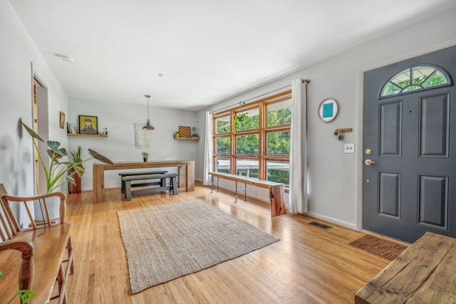 808 Winthorne Ct, Nashville, TN 37217 - entrance foyer with healthy amount of natural light, light wood-style floors, and baseboards