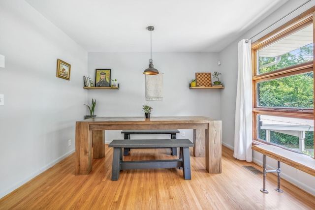 808 Winthorne Ct, Nashville, TN 37217 - dining space with healthy amount of natural light, baseboards, and light wood-type flooring