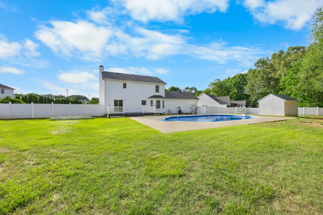 2746 Field Ct, Woodlawn, TN 37191 - rear view of house featuring a chimney