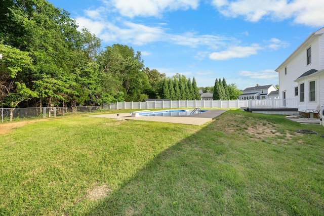 2746 Field Ct, Woodlawn, TN 37191 - view of yard with a wooden deck