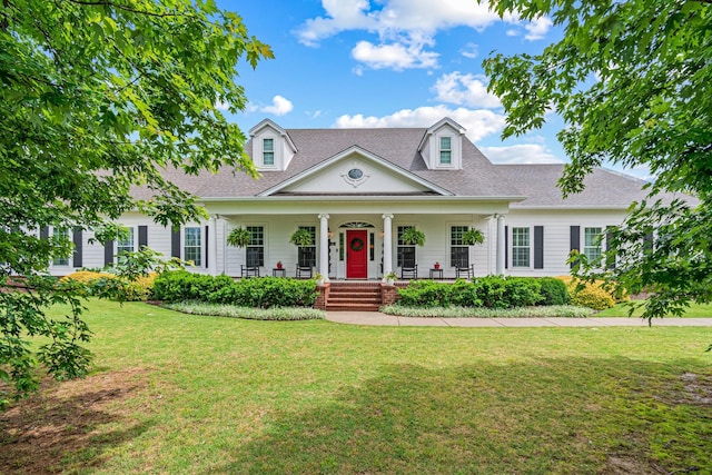 2111 Lovelace Ln, Murfreesboro, TN 37130 - view of front facade featuring a porch, a front lawn, and roof with shingles
