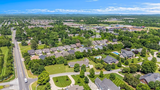 2111 Lovelace Ln, Murfreesboro, TN 37130 - aerial perspective of suburban area with a mountain backdrop