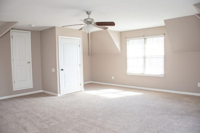 112 Read Tavern Rd, Hendersonville, TN 37075 - additional living space with a ceiling fan, carpet floors, and baseboards
