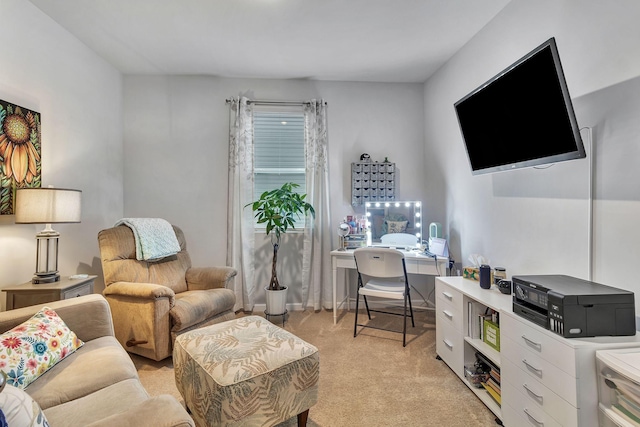 211 Addison Ave, Chapel Hill, TN 37034 - living area featuring light colored carpet and an office area