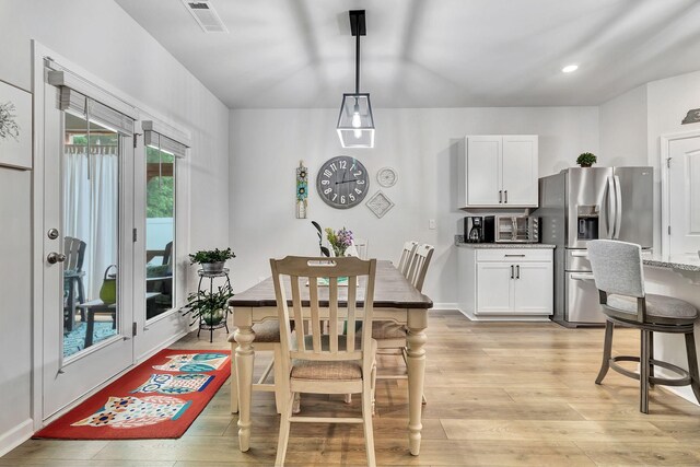 211 Addison Ave, Chapel Hill, TN 37034 - dining space featuring light wood-type flooring and recessed lighting